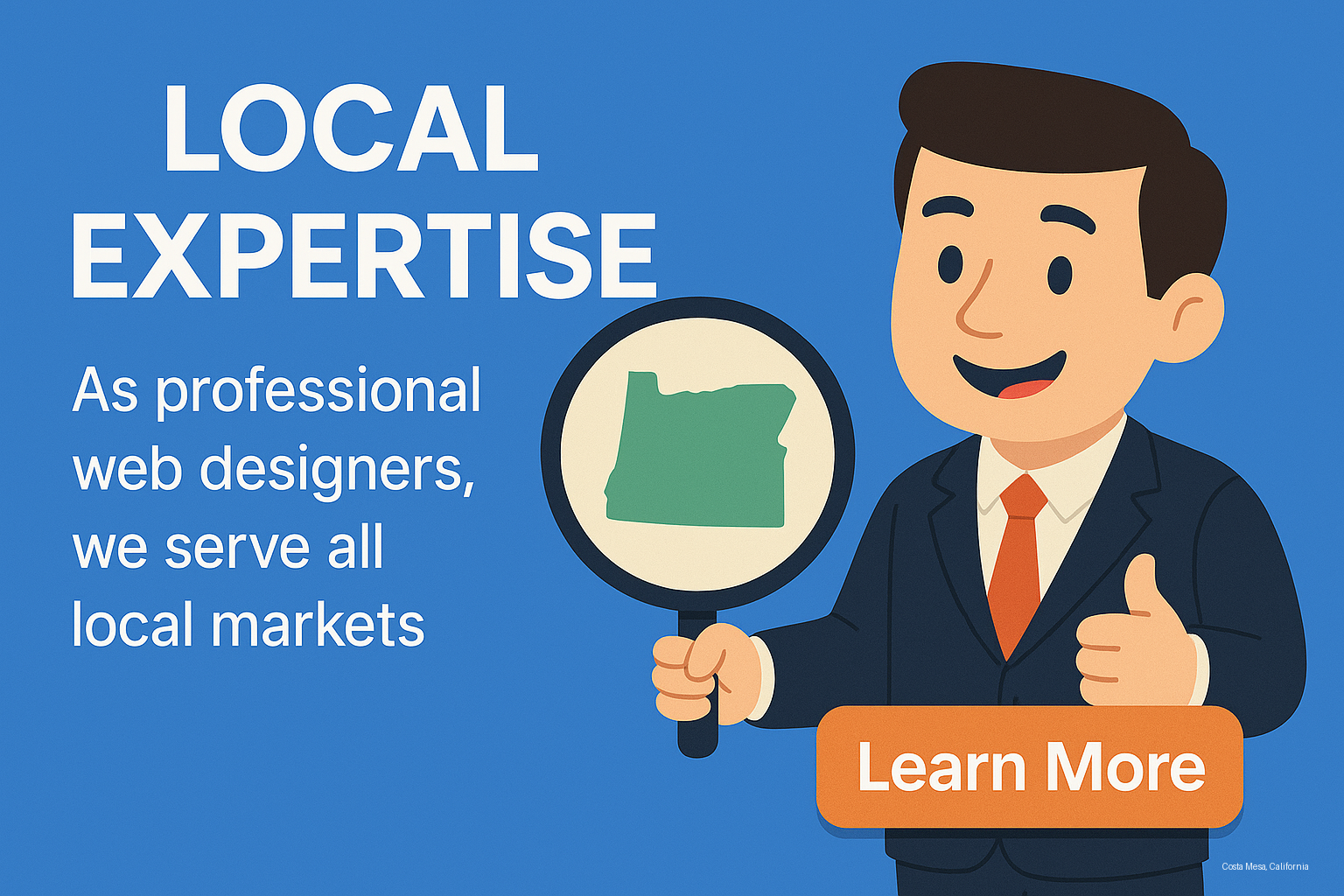 Local Costa Mesa, California Web Design